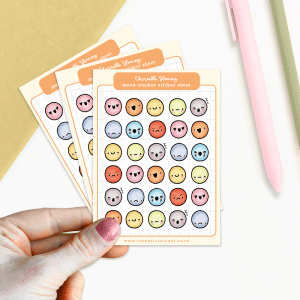 Mood Tracker Sticker Sheet