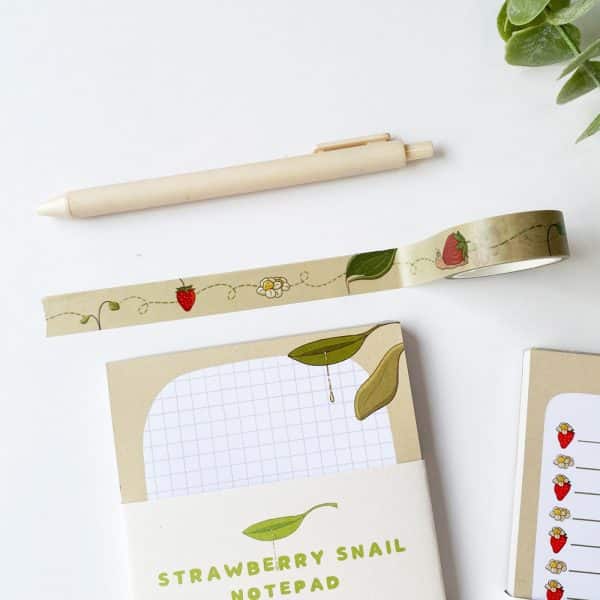Strawberry Snail Washi Tape - Image 3
