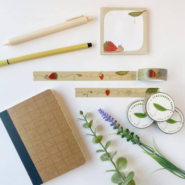 Strawberry Snail Washi Tape - Image 4