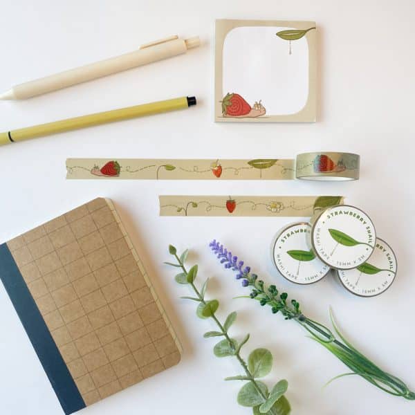 Strawberry Snail Washi Tape - Image 7