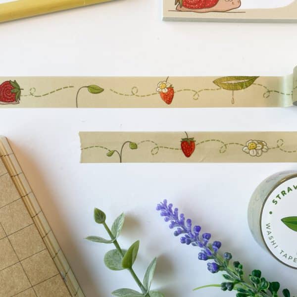 Strawberry Snail Washi Tape - Image 8