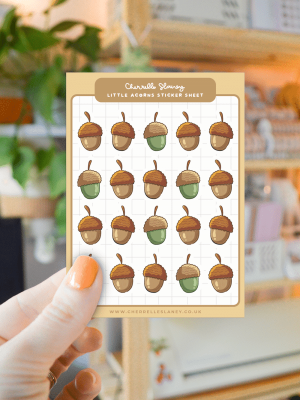 Little Acorns Sticker Sheet