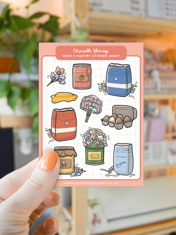 Heidi's Pantry Sticker Sheet
