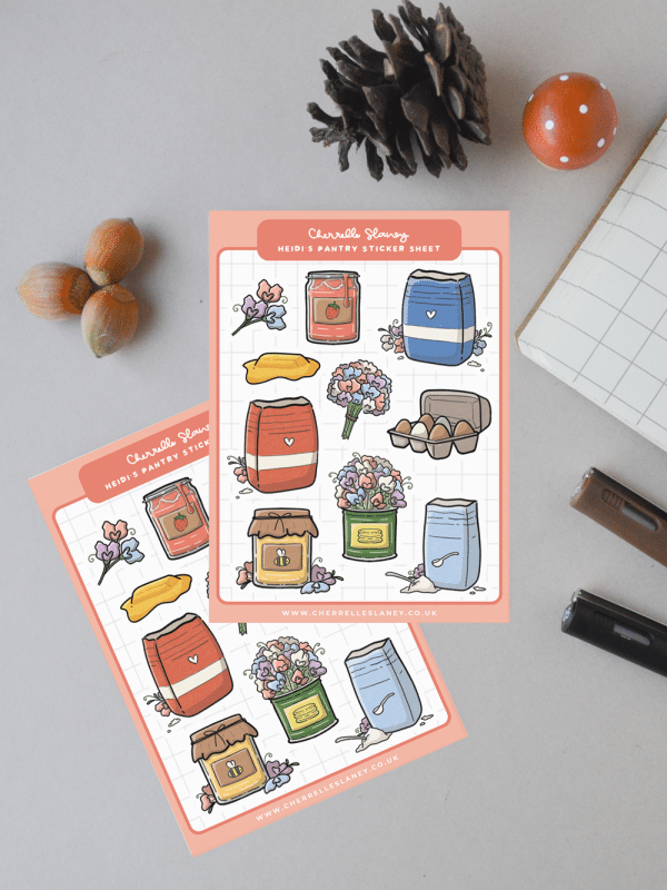 Heidi's Pantry Sticker Sheet - Image 2