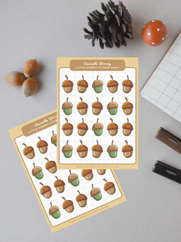 Little Acorns Sticker Sheet - Image 2
