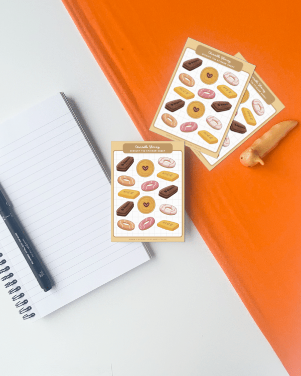 Biscuit Tin Sticker Sheet - Image 7