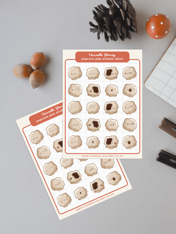 Popcorn Pals Sticker Sheet - Image 4