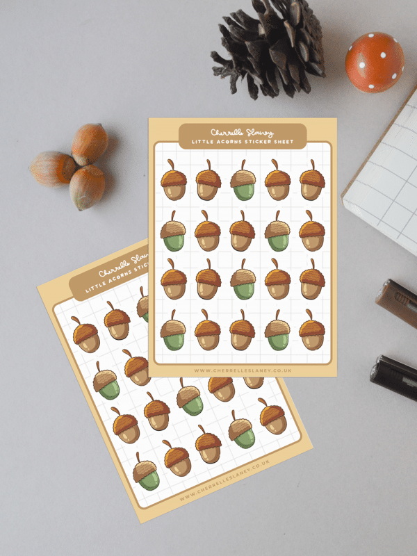Little Acorns Sticker Sheet - Image 4