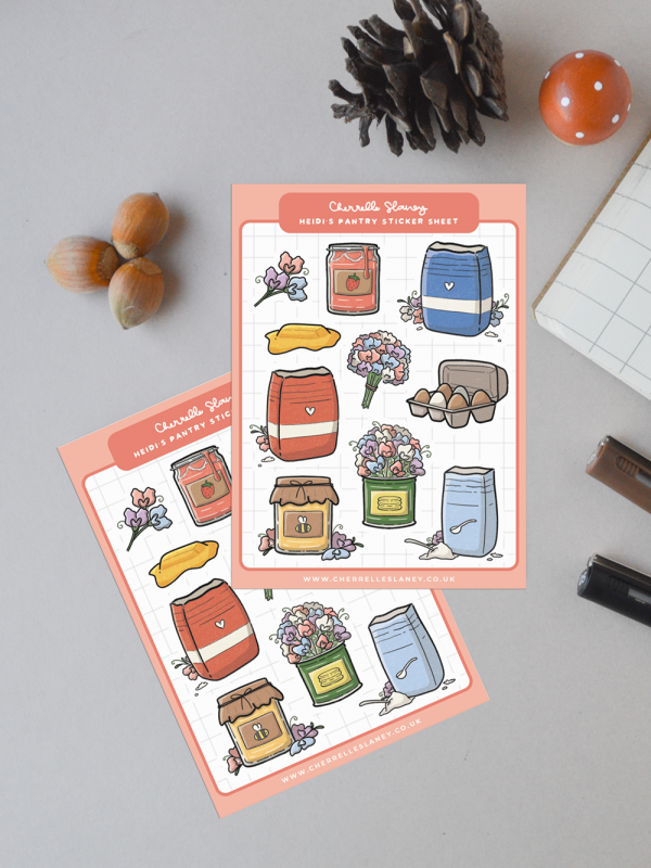 Heidi's Pantry Sticker Sheet - Image 4
