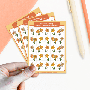 Spring Daffodils Sticker Sheet
