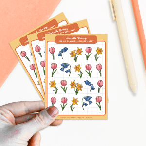 Spring Flowers Sticker Sheet