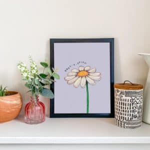 Oops A Daisy Print - Slight Seconds