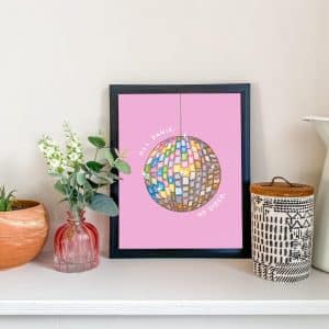 All Panic, No Disco Print - Slight Seconds